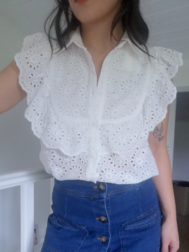 Blouse Ashley broderie...