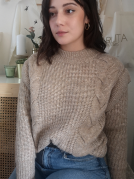 Pull Norma Taupe