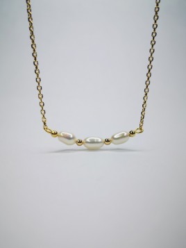 Collier 3 Perles nacrées...