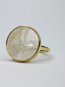 Bague Croix St Benoît...