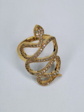 Bague Serpent Tanger en...