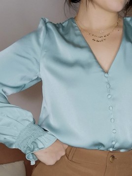 Chemisier Marlena Vert...