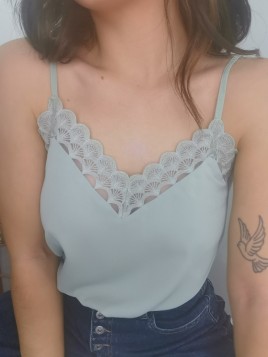 Top Vanessa Vert d'eau