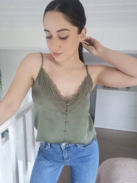 Caraco Ragnar satiné kaki